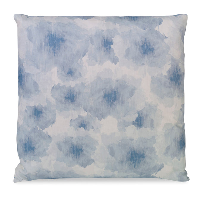 Manders Pillow QR-22780.SKY.0 by CuratedKravet CuratedKravet Measures 22"H X 22"L. A decorative accent pillow in Barry Lantz for Kravet MANDERS.5, finished with a knife edge. Sewn and finished in the USA. Features an invisible zipper. Includes a 95/5 feather/down insert. United States DRY CLEAN ONLY. </p><p>Dimensions: Length 22, Height 22, Width - Fabric Carolina -