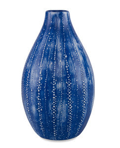 Nicolette Vase, Small QR-22867.BLUWHT.0 by CuratedKravet