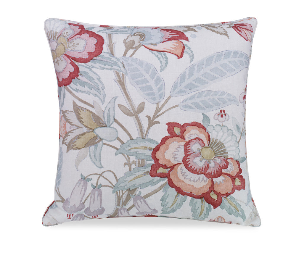 Davenport Pillow QR-22898.CABANA.0 by CuratedKravet CuratedKravet Measures 22"H X 22"L. A decorative accent pillow in Lee Jofa 2017164.347 on the face and Lee Jofa 2017168.194 on the reverse. Finished with a small welt. Sewn and finished in the USA. Features an invisible zipper. Includes a 95/5 feather/down insert. United States DRY CLEAN ONLY. </p><p>Dimensions: Length 22, Height 22, Width - Fabric Carolina -