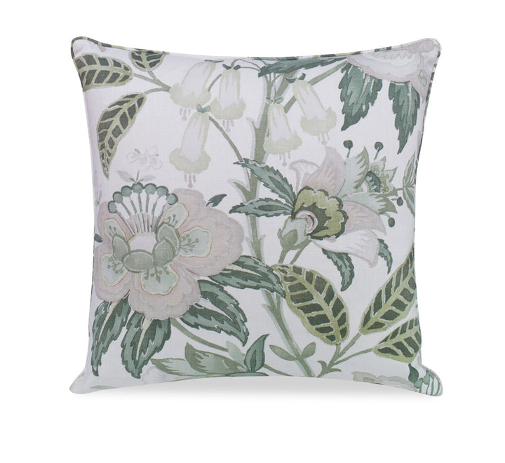 Davenport Pillow QR-22898.GREENERY.0 by CuratedKravet CuratedKravet Measures 22"H X 22"L. A decorative accent pillow in Lee Jofa 2017164.233 on the face and Lee Jofa 2017168.123 on the reverse. Finished with a small welt. Sewn and finished in the USA. Features an invisible zipper. Includes a 95/5 feather/down insert. United States DRY CLEAN ONLY. </p><p>Dimensions: Length 22, Height 22, Width - Fabric Carolina -