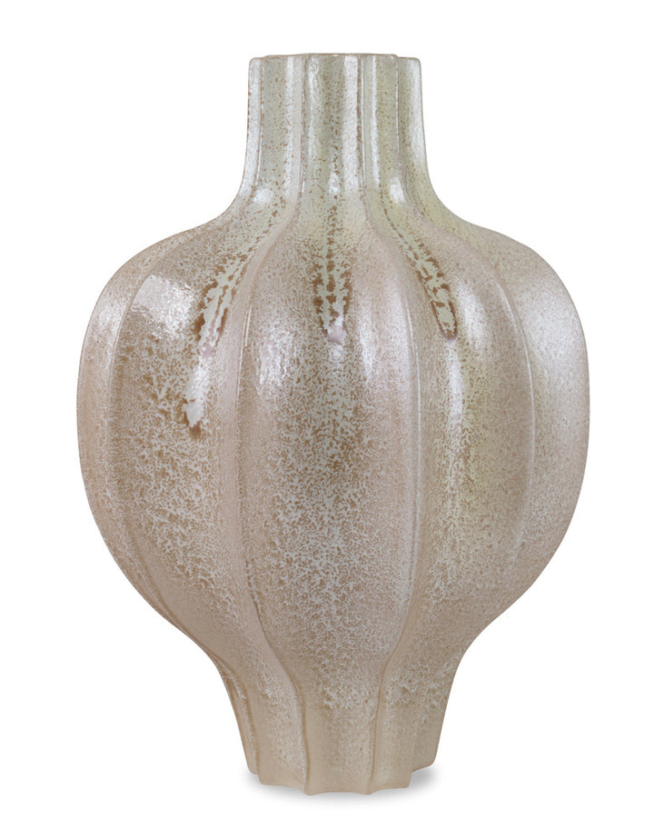 Coutts Vase, Large QR-22943.BGEREACT.0 by CuratedKravet CuratedKravet A large decorative gourd shaped vase finished in a reactive beige glaze. Due to the handmade nature of this product, variation is to be expected. Portugal DUST LIGHTLY WITH A SOFT, DRY CLOTH. </p><p>Dimensions: Length 11.75, Height 17.25, Width 10.75 Ceramic - 100% - Fabric Carolina -