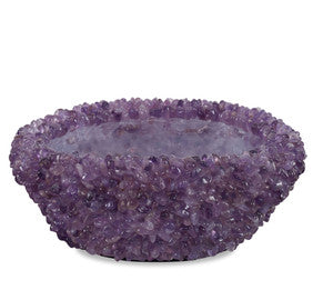 Cleo Stone Bowl QR-23217.AMETHYST.0 by CuratedKravet