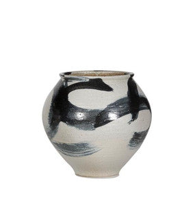 Nyla Vase QR-23220.BLKGRAY.0 by CuratedKravet