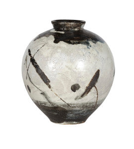 Alia Vase QR-23221.BLKGRAY.0 by CuratedKravet