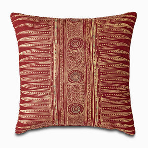 Indian Zag Pillow QR-23230.PAPRIKA.0 by CuratedKravet
