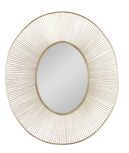 Alaina Mirror QR-21884.GOLD.0 by CuratedKravet