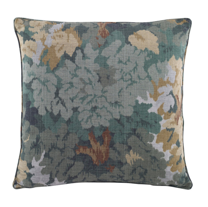 Arley Pillow QR-22380.IVY.0 by CuratedKravet CuratedKravet Measures 22"H X 22"L. A decorative accent pillow in Lee Jofa 2019101.34, finished with a self welt. Sewn and finished in the USA. Features an invisible zipper. Includes a 95/5 feather/down insert. United States </p><p>Dimensions: Length 22, Height 22, Width - Fabric Carolina -