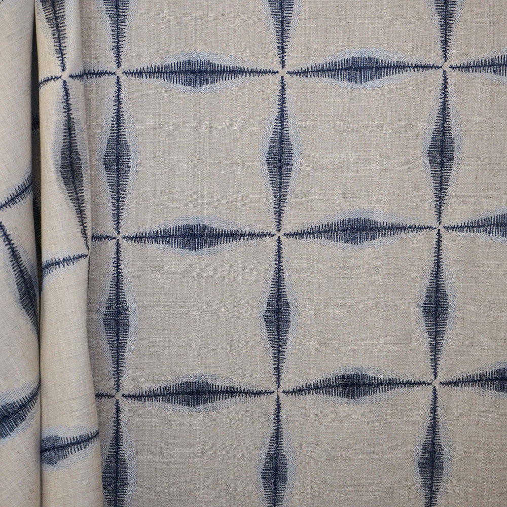 QUADRANT 69SJ102 by JF Designer Fabric JF Studio 81% Linen, 16% Viscose, 3% Polyester India  Horizontal: 6.375 and Vertical: 6.375 54  - Swanky Fabrics -