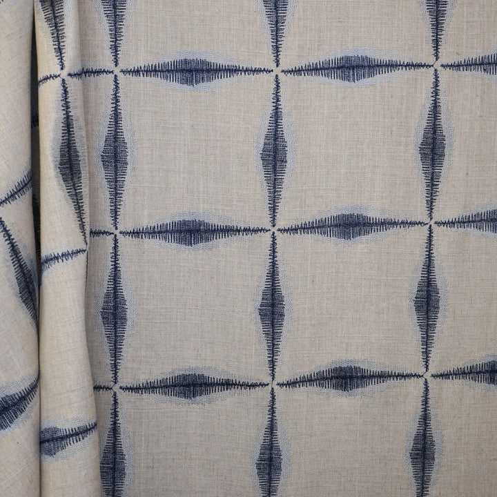 QUADRANT 69SJ102 by JF Designer Fabric JF Studio 81% Linen, 16% Viscose, 3% Polyester India  Horizontal: 6.375 and Vertical: 6.375 54  - Swanky Fabrics -