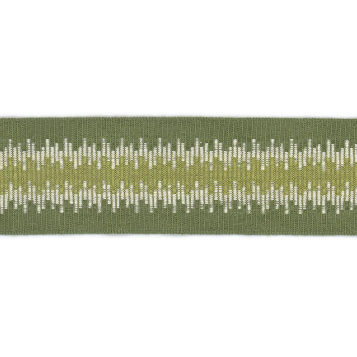 Quarry Tape 3 Avocado by Stout Trim Stout Trim Quarry Tape 3 AvocadoTrim NEW TRADITIONS TRIM 59%LIN 41%SVI CHINA </p><p>Repeat: H: 1.500, V: 0.000 2.5 in - Fabric Carolina -
