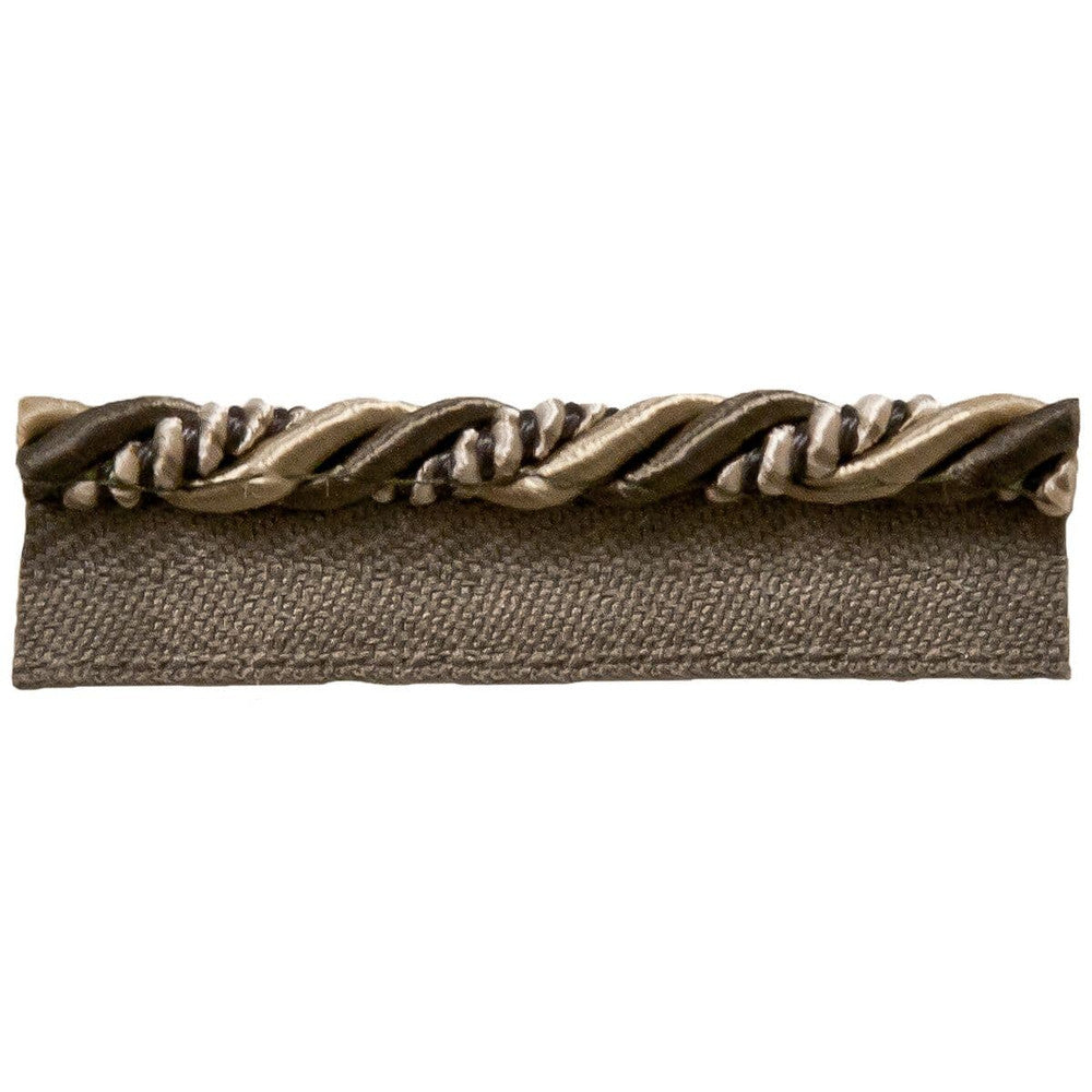 Quay 3 Mushroom by Stout Designer Trim AMBIANCE TRIM 57%COT 37%SVI 6%POL CHINA </p><p>Repeat: 0 0.13 in - Swanky Fabrics -