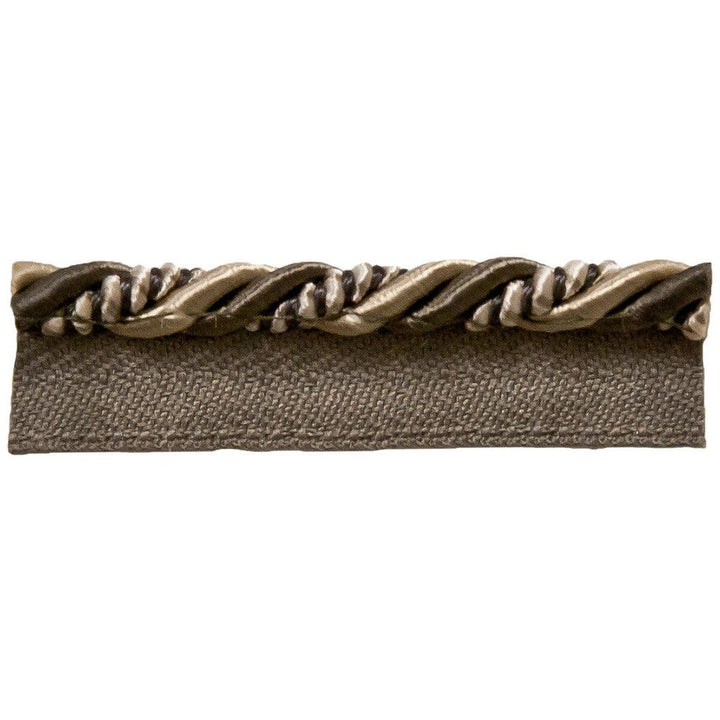 Quay 3 Mushroom by Stout Designer Trim AMBIANCE TRIM 57%COT 37%SVI 6%POL CHINA </p><p>Repeat: 0 0.13 in - Swanky Fabrics -