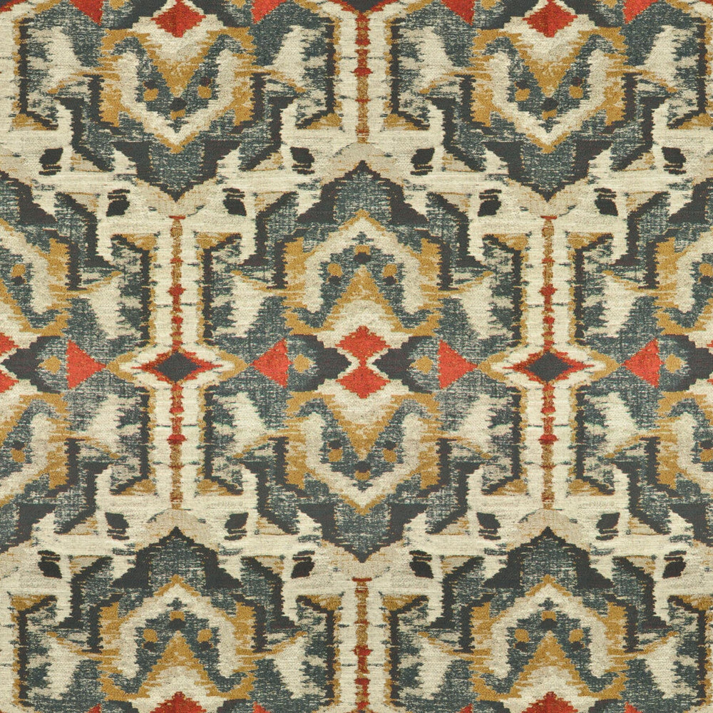 Quick 1 Arizona by Stout Fabric RAINBOW LIBRARY SMOKE/CHARCOAL 75%POL 19%SVI 6%LIN INDIA Horizontal: 14 and Vertical: 27.5 54 in - Fabric Carolina -