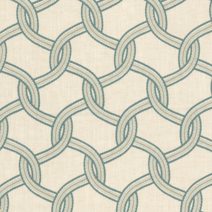 Quill 1 Spa by Stout Fabric Stout Fabric Quill 1 SpaFabric Rainbow Library Mist/Shoreline 52%Pol 48%Cot %Bemb India </p><p>Repeat: H: 5.25, V: 1.625 54 in - Fabric Carolina -