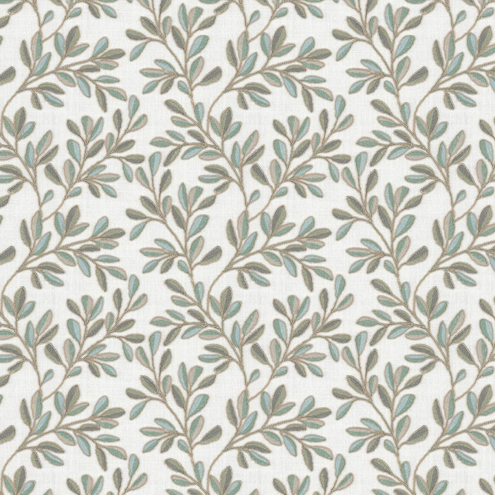 Quincy 3 Seaspray by Stout Fabric Stout Fabric Quincy 3 SeasprayFabric Rainbow Library Glacier/Lagoon 100%Pol %Bemb India </p><p>Repeat: H: 10.375, V: 1.75 52 in - Fabric Carolina -