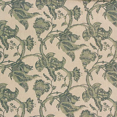 Exotic Fruit Aqua/Stone by G P & J Baker Fabric BLEU ANGLAIS LINEN - 51%;COTTON - 49% Thailand LIGHT Horizontal: - and Vertical: 22.064 52.796 - Fabric Carolina -