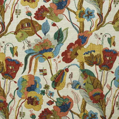 California Multi by G P & J Baker Fabric G P & J Baker Fabric California MultiFabric GATSBY LINEN - 100% United Kingdom </p><p>Repeat: H: 26.989, V: 28.368 53.978 - Fabric Carolina -