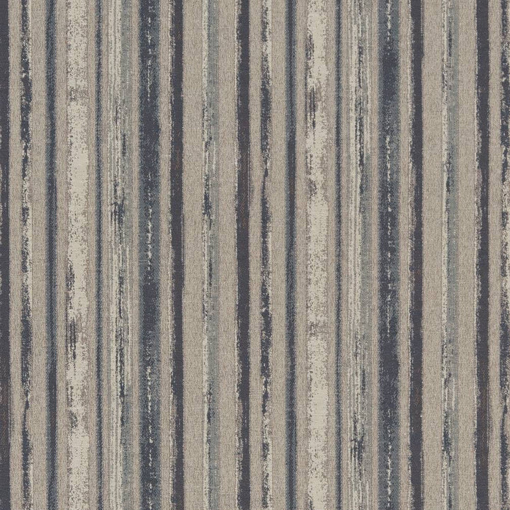 R340 Cobalt Stripe by Charlotte Designer Fabric Ringpage 12b 50% Polyester, 40% Cotton, 10% Acrylic Spain Exceeds 60,000 Wyzenbeek Rubs (Heavy Duty) Horizontal 7" 54 Inches - Swanky Fabrics -
