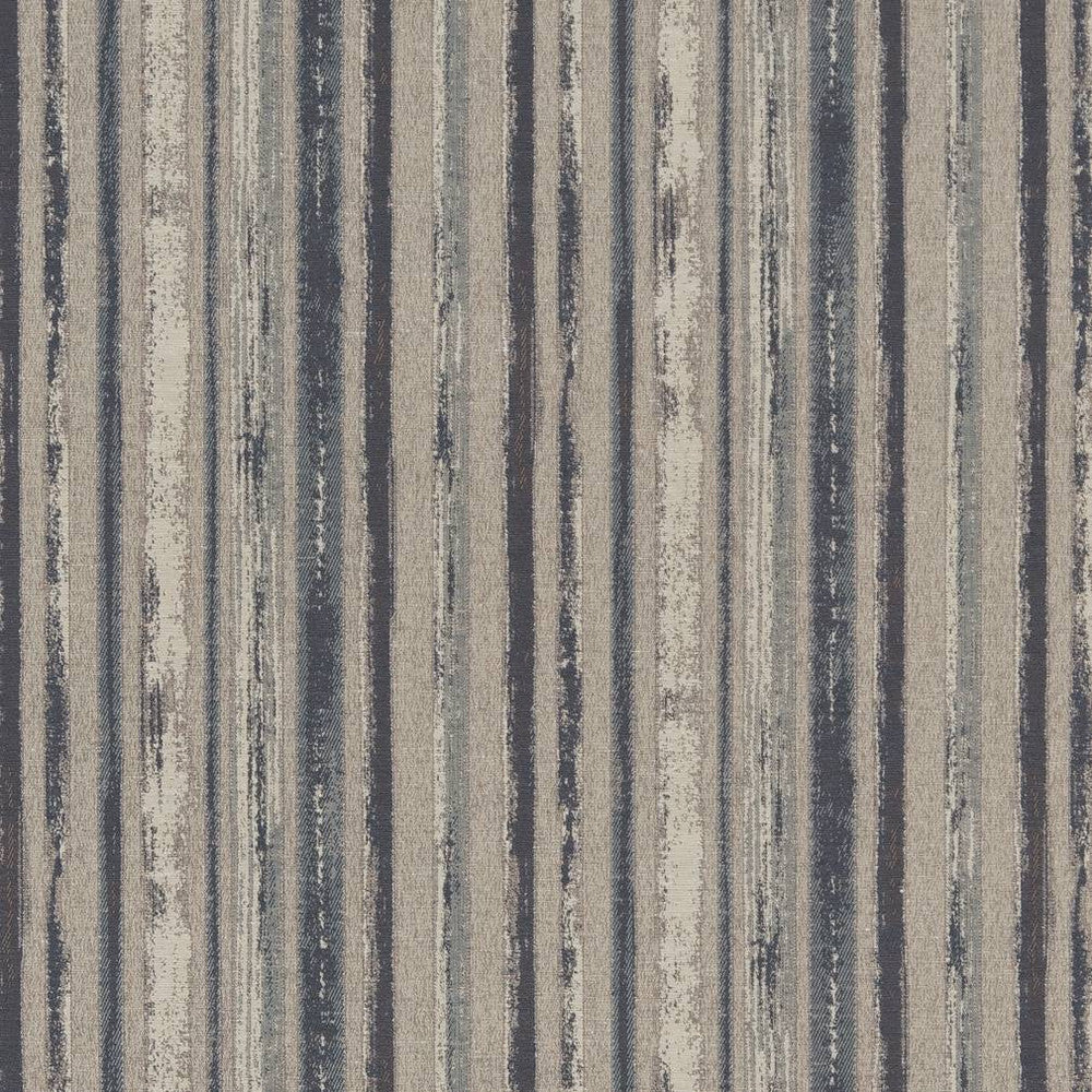 R340 Cobalt Stripe by Charlotte Fabric Ringpage 12b 50% Polyester, 40% Cotton, 10% Acrylic Spain Exceeds 60,000 Wyzenbeek Rubs (Heavy Duty) Horizontal 7" 54 Inches - Fabric Carolina -