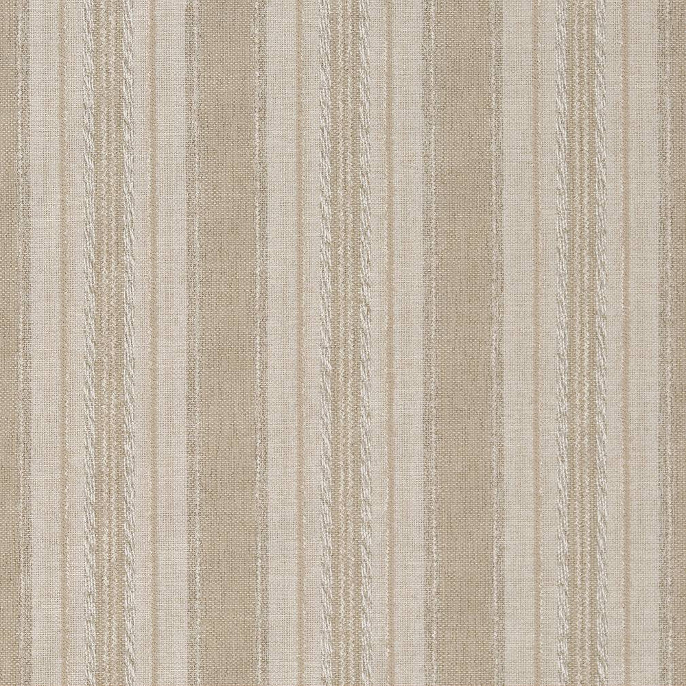 R430 Oyster Stripe by Charlotte Fabric Ring Book Page #6B 100% Woven Polypropylene Made In USA Exceeds 60,000 Wyzenbeek Rubs (Heavy Duty) Horizontal 7" 54 Inches - Fabric Carolina -