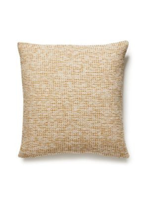 Torrs Pillow 22 X 22 - Sand R7TORRSPILL0004 by Scalamandre Designer Pillows 19% ACRYLIC, 35% COTTON, 46% WOOL Horizontal: and Vertical: 0 - Swanky Fabrics -