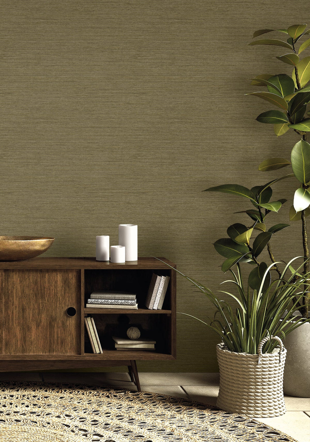 Threaded Burlap RA40902 by Seabrook Designs Designer Wallpaper