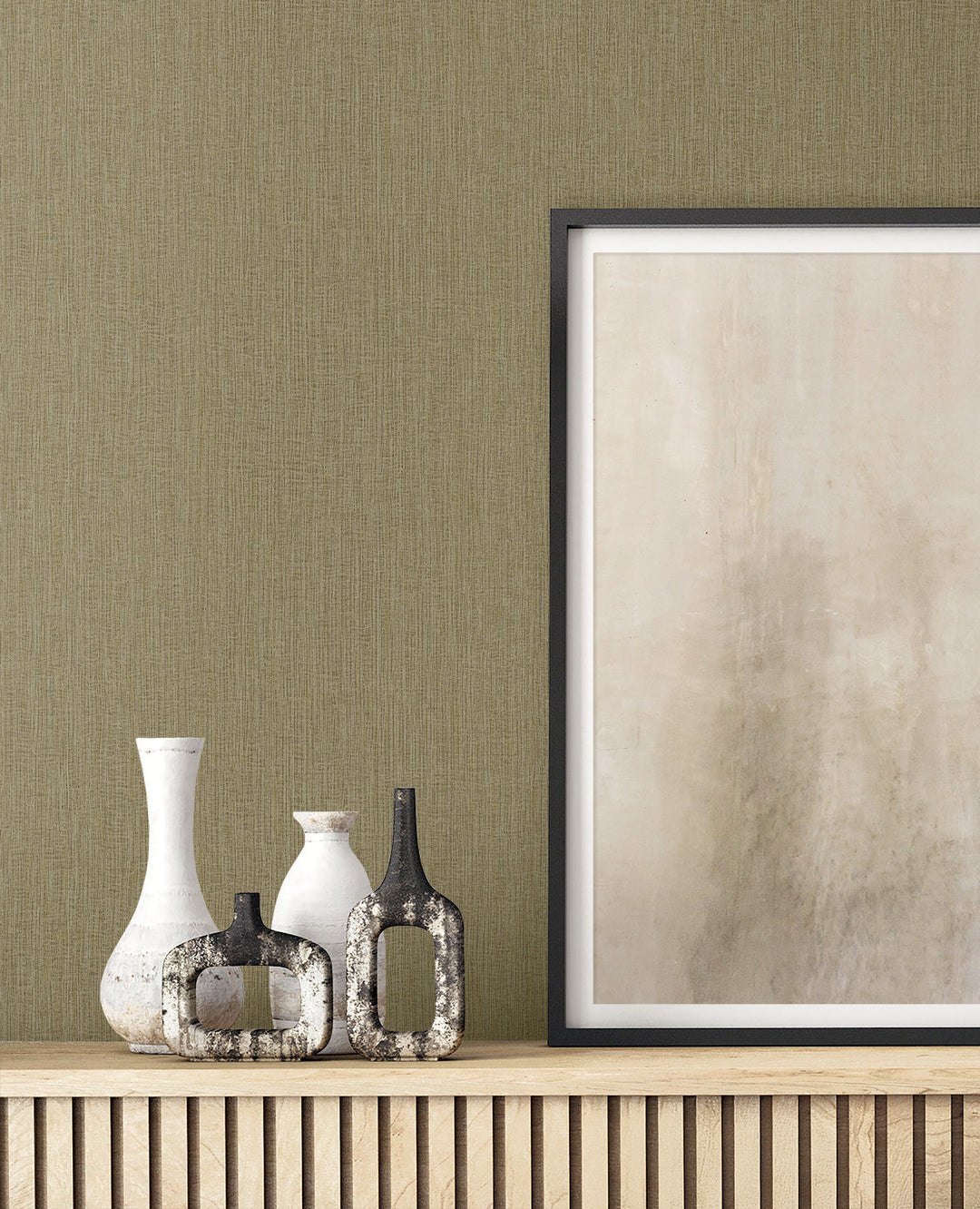 Natural Tether Burlap RA41515 by Seabrook Designs Designer Wallpaper