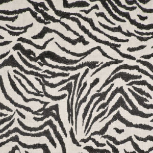 Radiant Black by Norbar Designer Fabric PANDORA 83% POLYESTER 12% RAYON CHINA 15 1/4"V 27"H 54 - Swanky Fabrics -