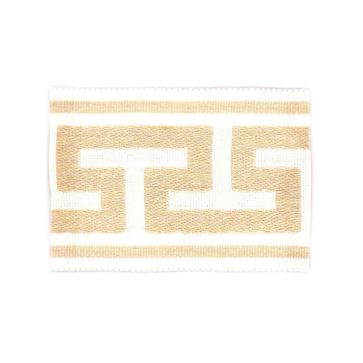 Railroad Tape 4 Biscuit by Stout Trim Stout Trim Railroad Tape 4 BiscuitTrim BEACH GROVE TRIM 100%SDA CHINA </p><p>Repeat: H: 2.500, V: 0.000 2.75 in - Fabric Carolina -
