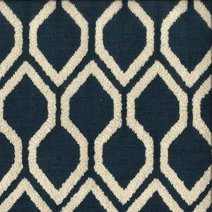 Rajah Indigo 424 by Norbar Fabric See Sample 100% POLYESTER INDIA 51,000 WYZENBEEK 4 3/4"V - 6 1/2"H 52 - Fabric Carolina -