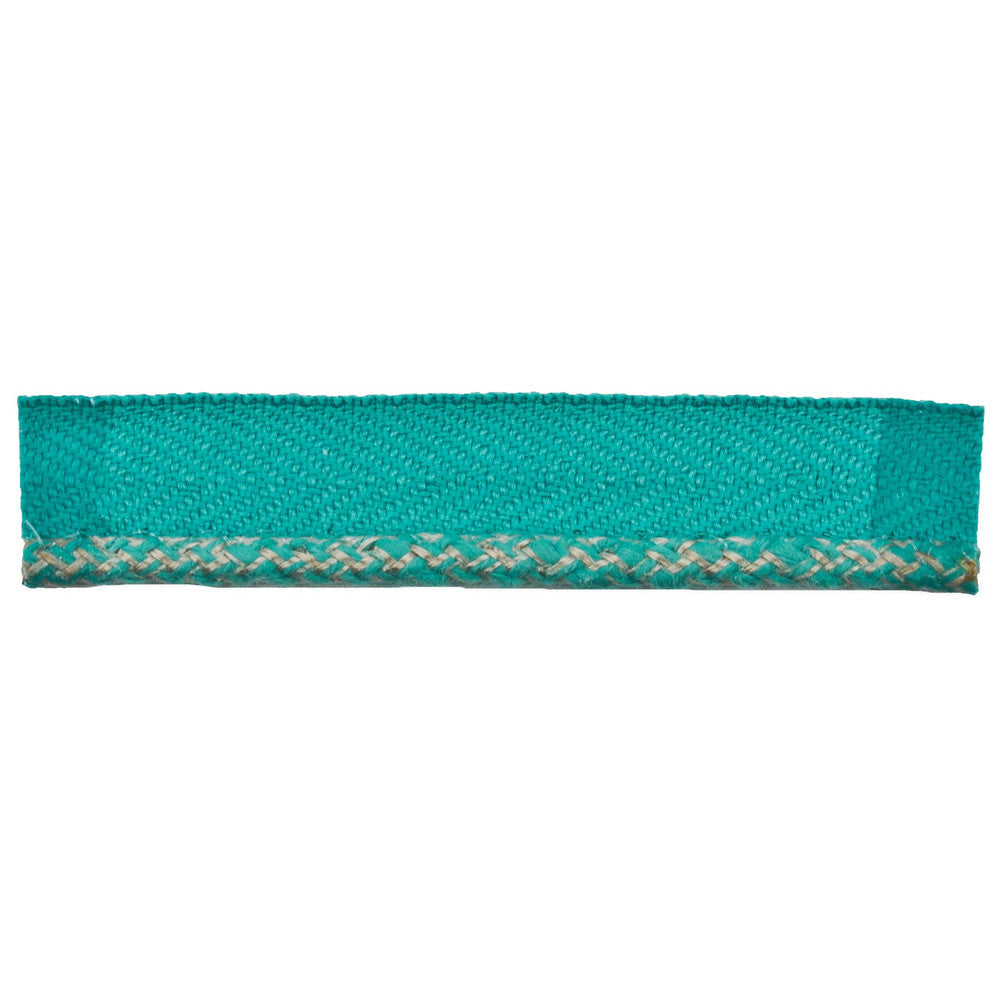 Ranch 4 Turquoise by Stout Designer Trim TREND ALERT TRIM 43%SVI 34%POL 21%COT 2%NYL CHINA Horizontal: 0 and Vertical: 0 0.13 in - Swanky Fabrics -