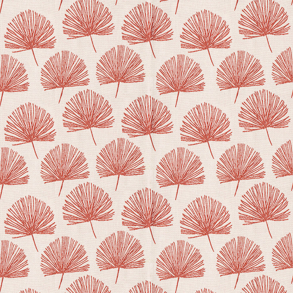 Sandrine 11 Coral by ABBEYSHEA Fabric 75% Polyester, 25% Cotton China 51,000 Double Rubs (Wyzenbeek) </p><p>Repeat: Horizontal: 8.0" (20.5 cm) Up the Roll and Vertical: 9.0" (23.0 cm) Across the Roll 57" (144 cm) - Fabric Carolina -