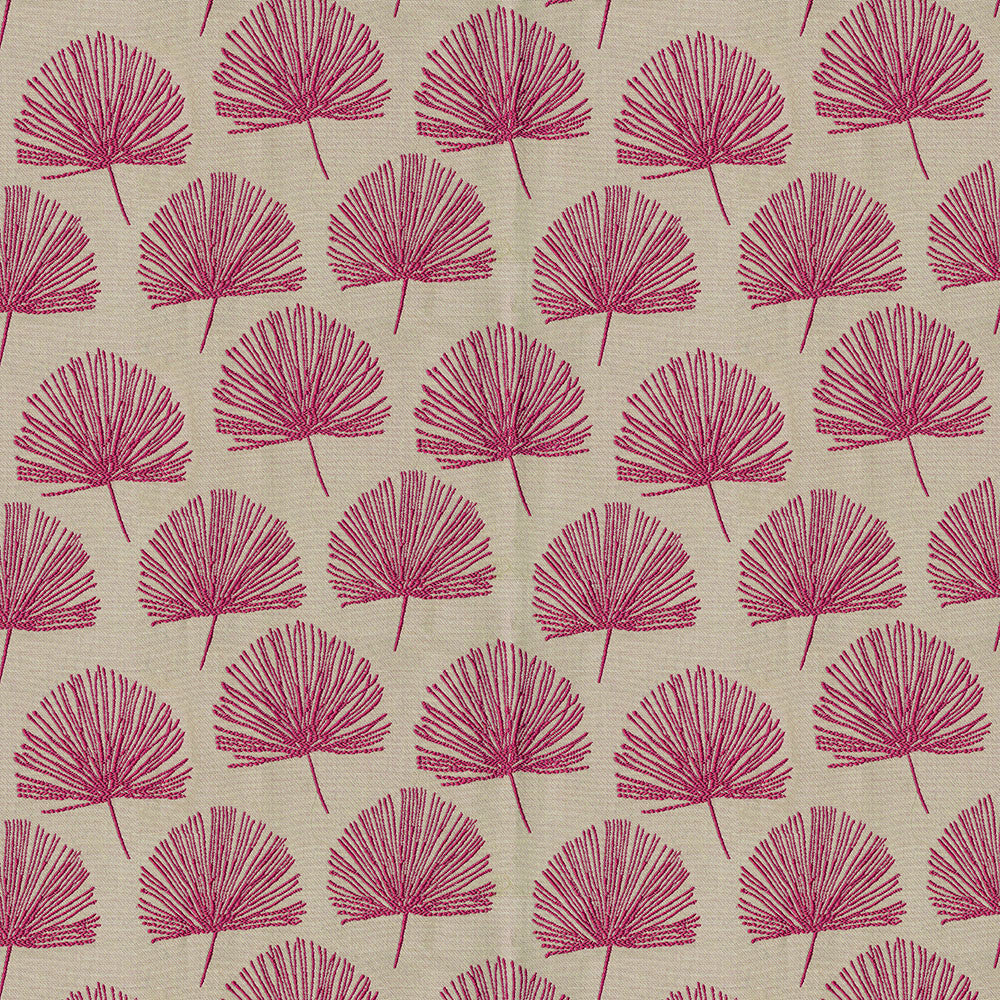 Sandrine 14 Fuchsia by ABBEYSHEA Fabric N/A 100% Polyester China 30,000 Double Rubs </p><p>Repeat: Horizontal: 9" (22.86 cm) Across the Roll and Vertical: 9" (22.86 cm) Up the Roll 56" (142 cm) - Fabric Carolina -