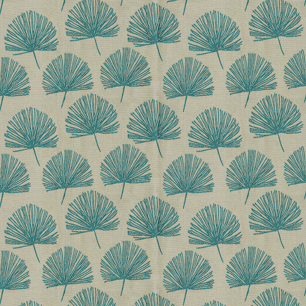 Sandrine 34 Turquoise by ABBEYSHEA Fabric N/A 100% Polyester China 100,000 Double Rubs </p><p>Repeat: Horizontal: and Vertical: 56" (142 cm) - Fabric Carolina -