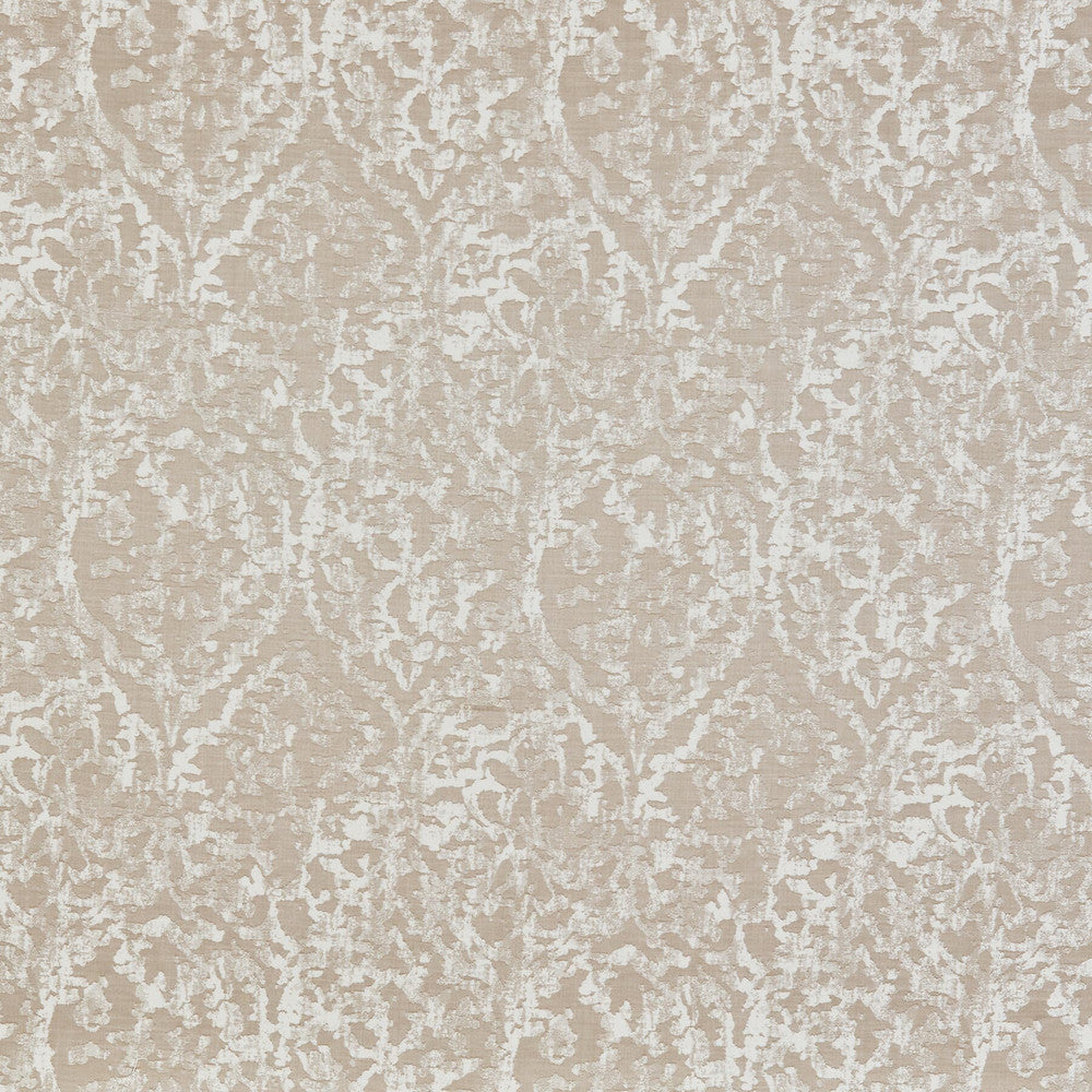 Ranier 7 Mushroom by Marcus William Fabric KAI/MARCUS WILLIAM METALLAH 50%COT 50%POL INDIA Horizontal: 13.75 and Vertical: 14.5 54 in - Fabric Carolina -