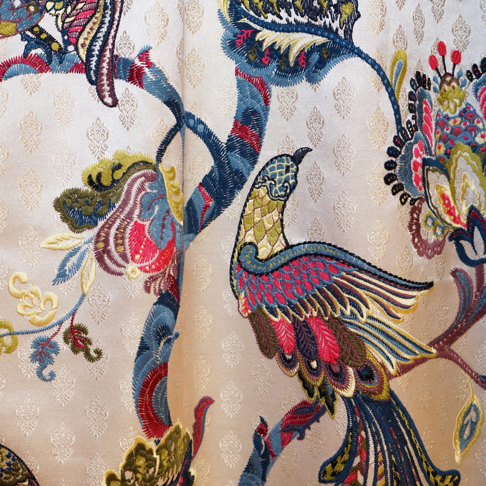 Rave 67Sj101 by JF Designer Fabric JF Studio 61% Polyester, 39% Viscose India Horizontal: 25.25 and Vertical: 14.875 52 - Swanky Fabrics -