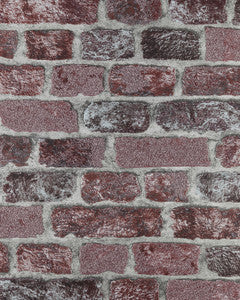 Baker Street Red Brick Wallpaper by Brewster