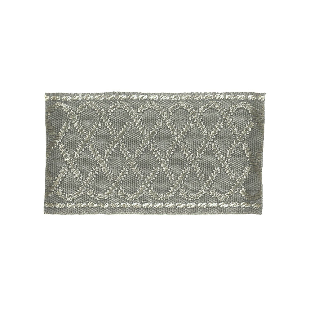 Recreation 4 Grey by Stout Trim Stout Trim Recreation 4 GreyTrim METROPOLITAN TRIM CHINA </p><p>Repeat: H: 0.625, V: 0.000 2 in - Fabric Carolina -
