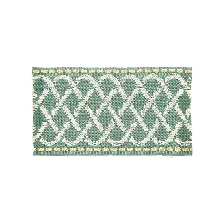 Recreation 6 Shoreline by Stout Trim Stout Trim Recreation 6 ShorelineTrim METROPOLITAN TRIM 53%POL 47%SVI CHINA </p><p>Repeat: H: 0.625, V: 0.000 2 in - Fabric Carolina -