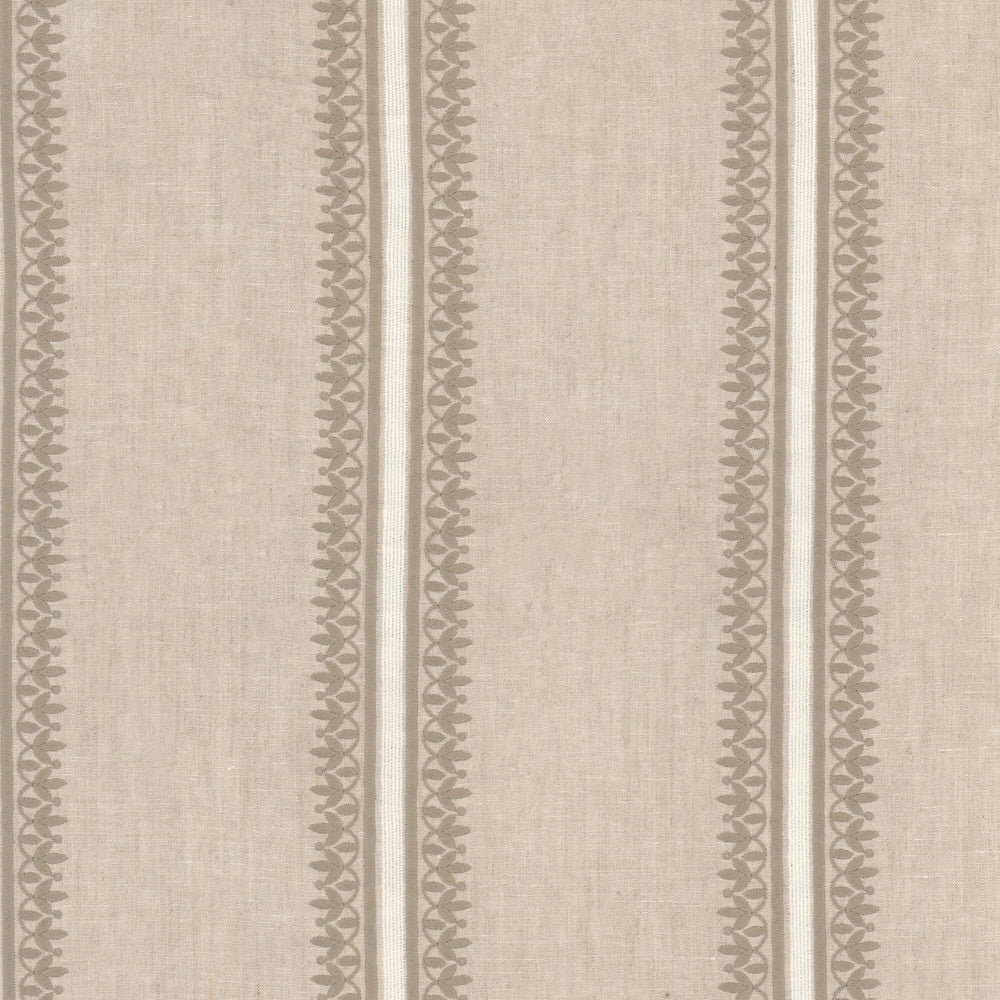 Rehoboth 2 Flax by Stout Fabric Stout Fabric Rehoboth 2 FlaxFabric Comfortable Living Sandstone/Truffle 100%Lin %Pemb India </p><p>Repeat: H: 7, V: 9.125 52 in - Fabric Carolina -