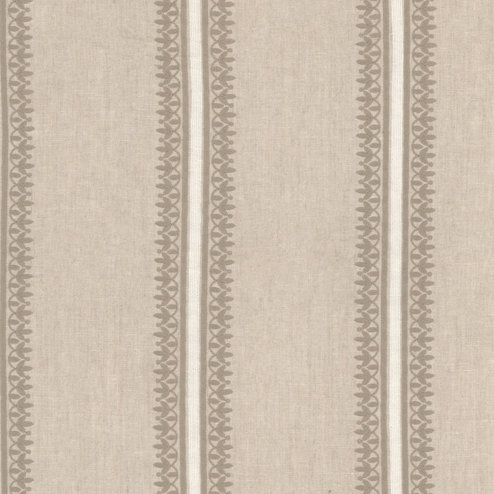 Rehoboth 2 Flax by Stout Fabric Stout Fabric Rehoboth 2 FlaxFabric Comfortable Living Sandstone/Truffle 100%Lin %Pemb India </p><p>Repeat: H: 7, V: 9.125 52 in - Fabric Carolina -
