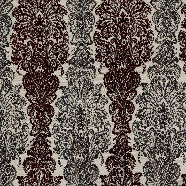 Reign 108 Boysenberry by ABBEYSHEA Fabric 100% Polyester CN 45,000 Double Rubs (Wyzenbeek) </p><p>Repeat: Horizontal: 4.5 in. (11.43 cm) up the roll and Vertical: 14.5 in. (36.83 cm) across the roll 56 in. (142 cm) - Fabric Carolina -