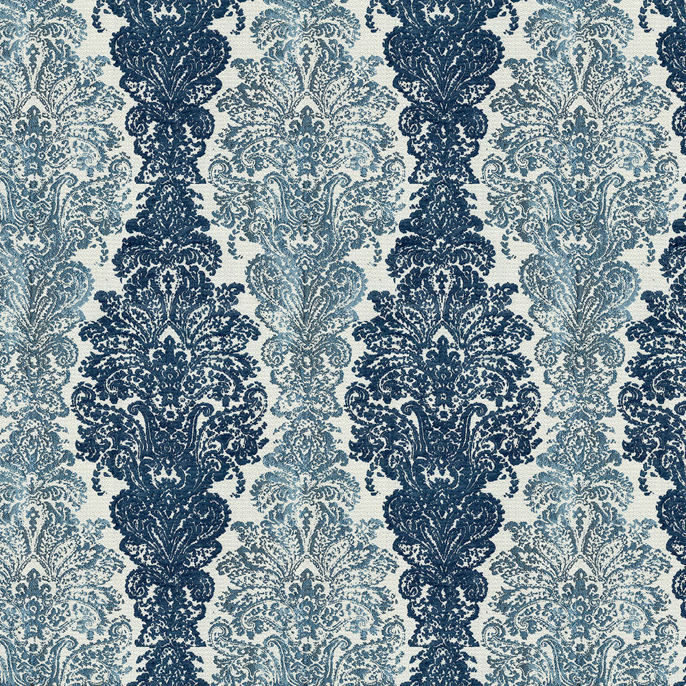 Elegance 3003 Bedazzled Blue by ABBEYSHEA Designer Fabric N/A 85% Polyester, 15% Linen China 50,000 Double Rubs </p><p>Repeat: Horizontal: and Vertical: 55" (140 cm) - Swanky Fabrics -