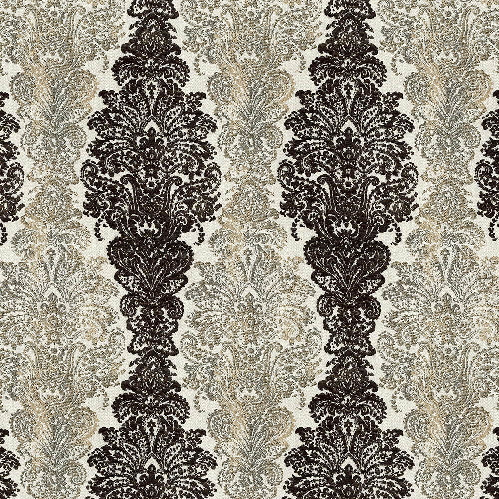 Reign 87 Crepe by ABBEYSHEA Fabric 100% Polyester CN 45,000 Double Rubs (Wyzenbeek) </p><p>Repeat: Horizontal: 4.5 in. (11.43 cm) up the roll and Vertical: 14.5 in. (36.83 cm) across the roll 56 in. (142 cm) - Fabric Carolina -