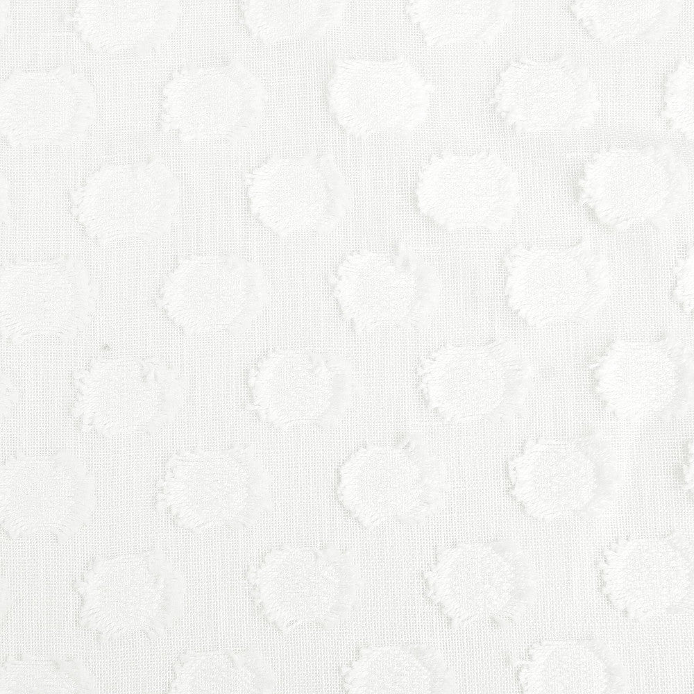 Repose 2 Eggshell by Stout Fabric Color My Window Natural/White/ Golddust 61% Cotton 39% Linen INDIA Horizontal: 1.75 and Vertical: 2 55 in - Fabric Carolina -