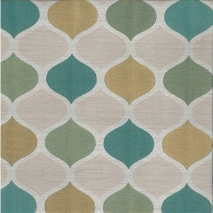 Retro Teal by Norbar Fabric See Sample 59% POLYESTER 41% VISCOSE INDIA 9,000 WYZENBEEK H-14" V-9 3/4" 54" - Fabric Carolina -