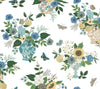 Flower Studies Blue Multi by Rifle Paper Co. Wallpaper