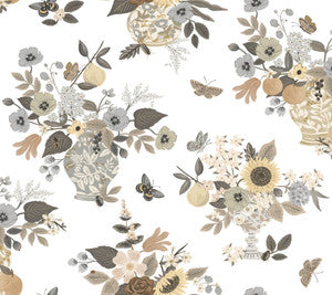 Flower Studies Linen Wallpaper by Rifle Paper Co.