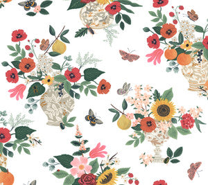 Flower Studies Rose Wallpaper by Rifle Paper Co.