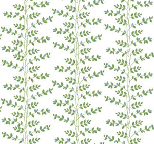 Climbing Vine Blue Wallpaper by Rifle Paper Co.